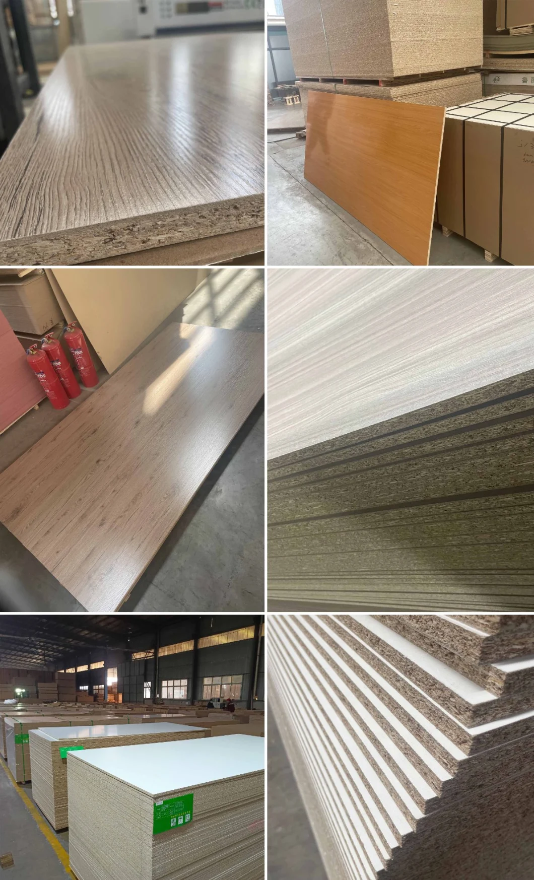 2100*2800 18mm Waterproof Melamine Particle Board for Cabinet Design