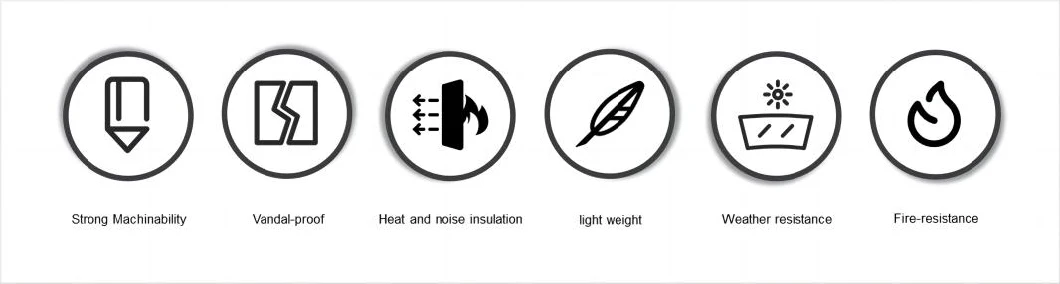 Weather-Impact Sound Insulation (UV resistant) Polycarbonate Panels for Sound Insulation Walls