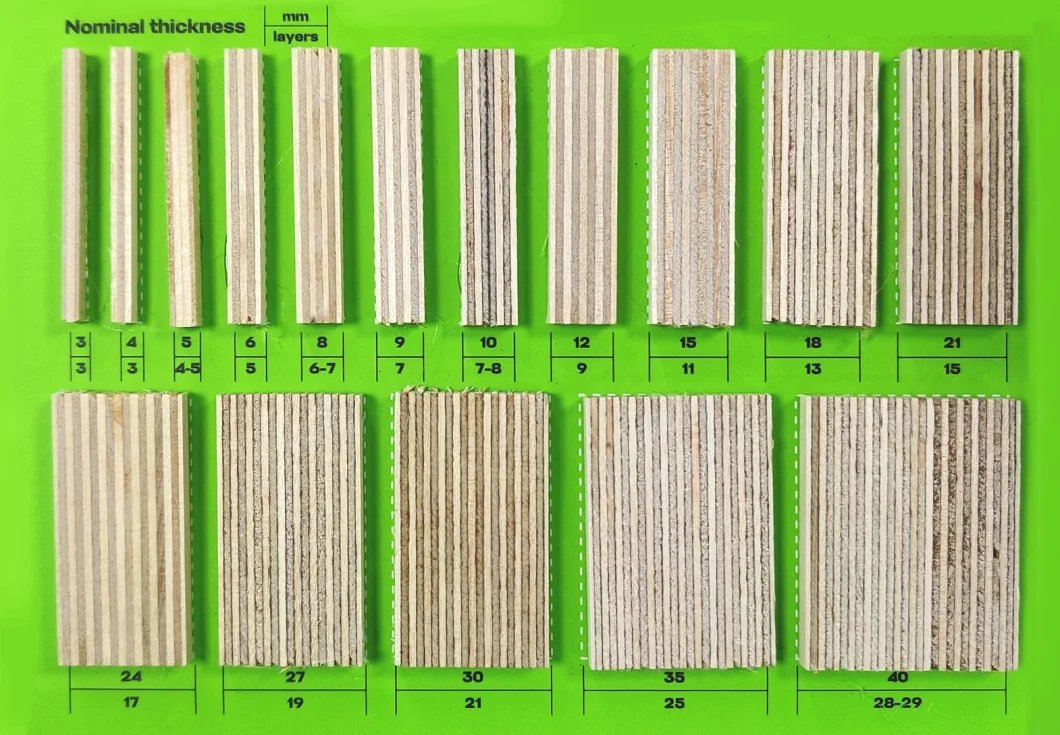 100% Birch Face Plywood 15mm 11 Ply Birch Veneer Plywood Furniture for Sale