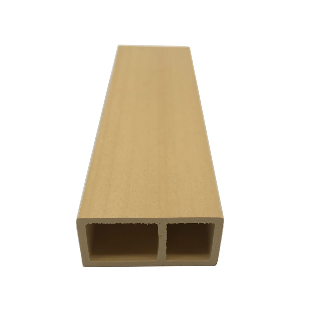 Easy Install WPC Composite Plastic Wood Timber Tube Interior Decorative Wood Plastic Composite WPC Timber Tube