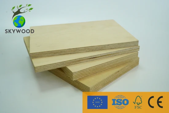 China Factory Wholesale Plywood Prices Timber Carbp2/FSC/CE 16/18mm E1 Glue/Laminated Furniture Commercial Plywood with Poplar Core/Okoume/Pine/Birch Face/Back