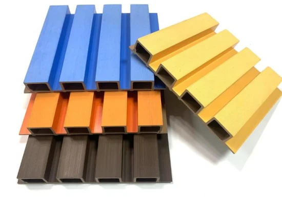 Siding Co-Extrusion External Cladding Outdoor Wood Plastic Composite Decoration Cladding Exterior PVC WPC Wall Panels