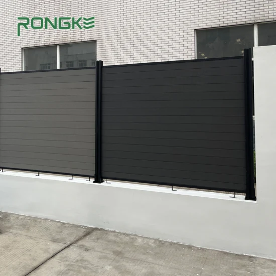 Outdoor Wood Plastic Composite Panel Garden WPC Privacy Fence