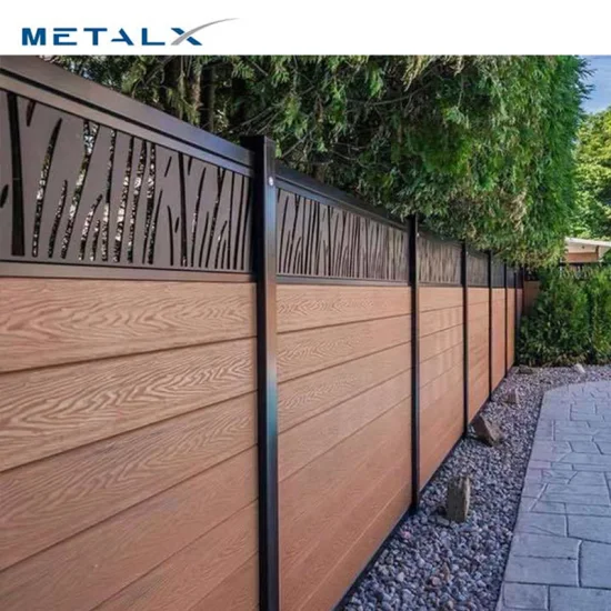 China Wholesale Co-Extrusion New Tech Wood Plastic Privacy Composite WPC Wall Fencing/Fence Panel Price for Outdoor/Garden