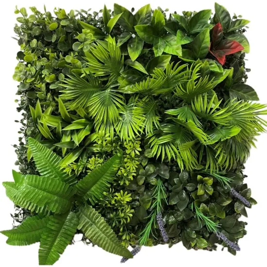 Wall Artificial Grass UV Protected Outdoor Garden Green Plants Panels Vertical Garden Planter